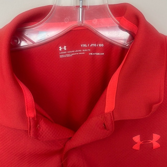Boys UNDER ARMOR POLO SHIRT - Picture 2 of 3